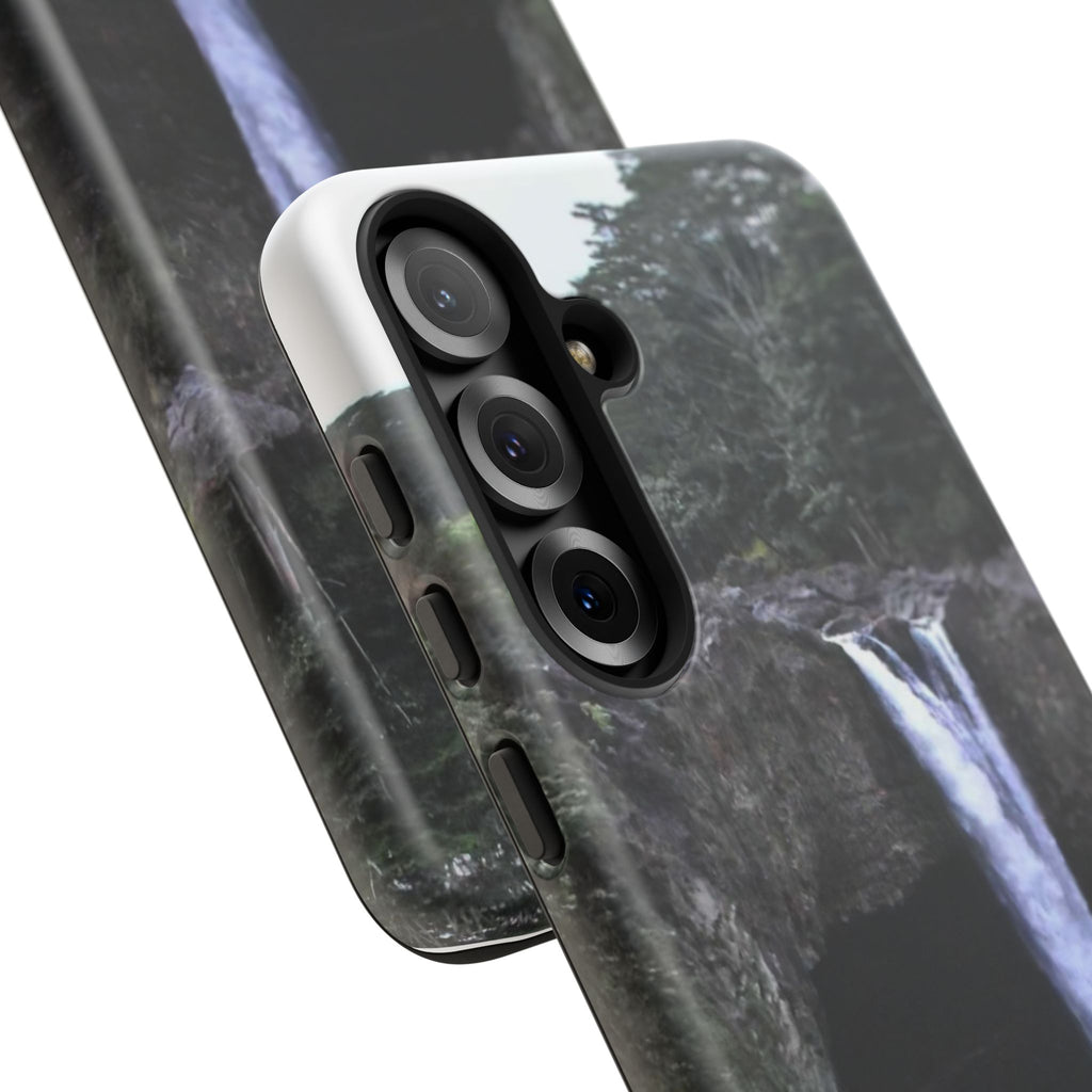 Waterfall Photo Phone Case - Scenic Nature Phone Case with 'Pinecone Pictures' Signature