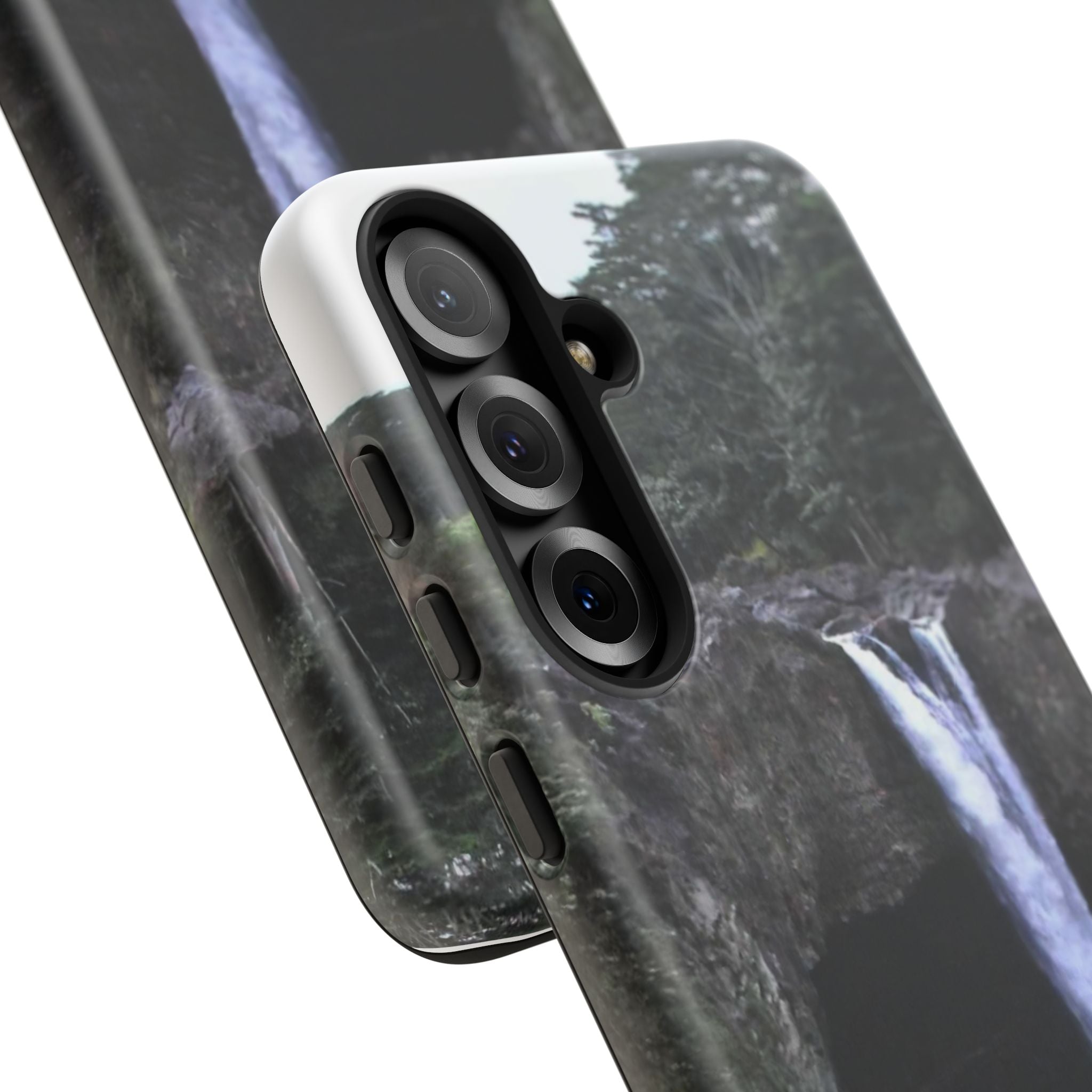 Waterfall Photo Phone Case - Scenic Nature Phone Case with 'Pinecone Pictures' Signature