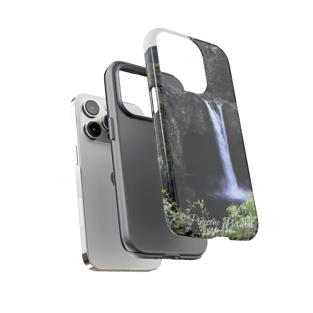 Waterfall Photo Phone Case - Scenic Nature Phone Case with 'Pinecone Pictures' Signature