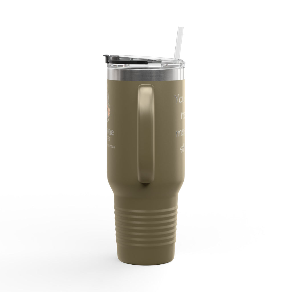 40oz Insulated Travel Mug — Pinecone Pictures Logo Thermal Tumbler