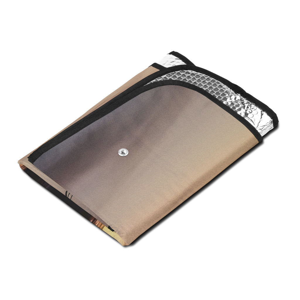 Sunset Lake Car Sun Shade – Scenic Sunrise/Sunset Windshield Cover