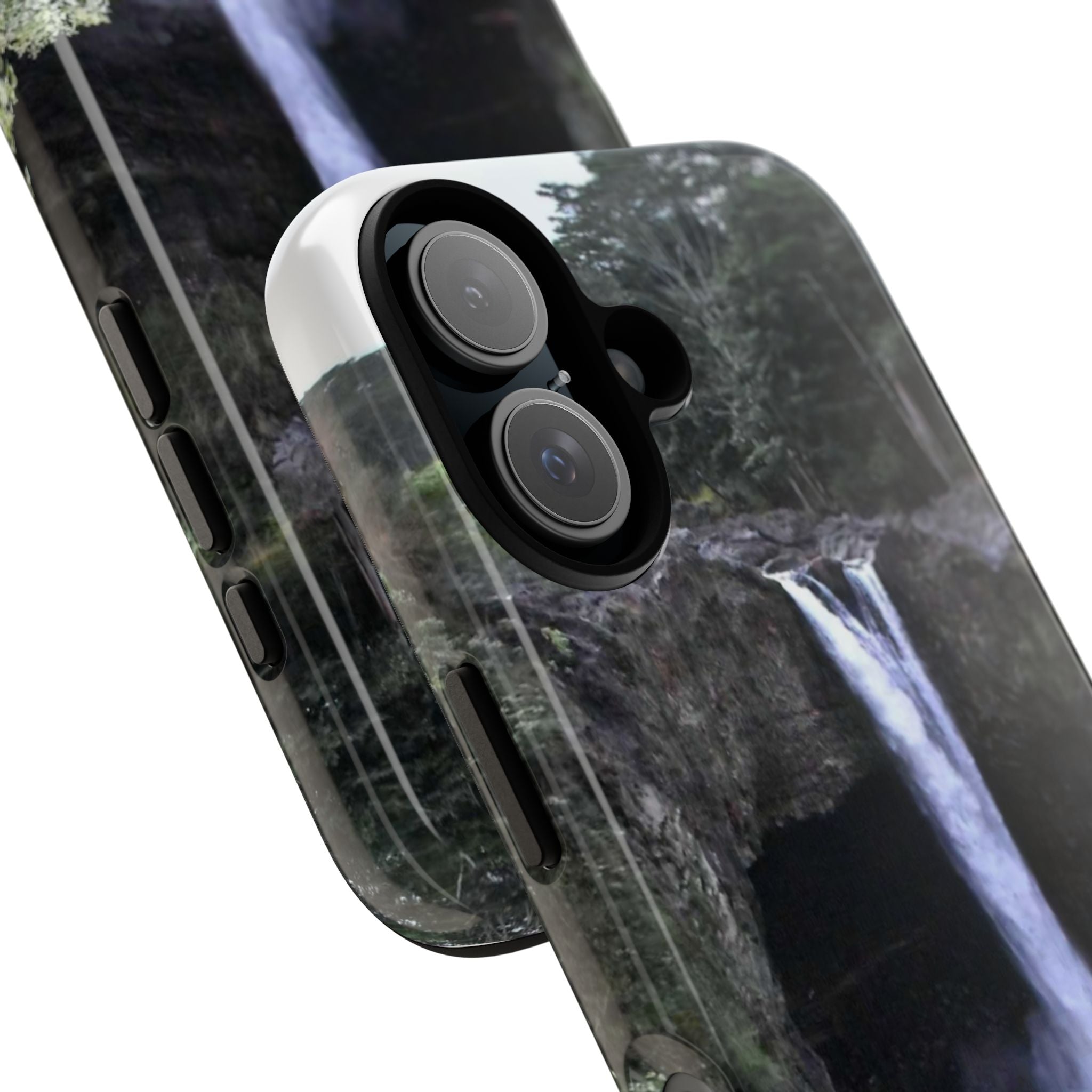 Waterfall Photo Phone Case - Scenic Nature Phone Case with 'Pinecone Pictures' Signature